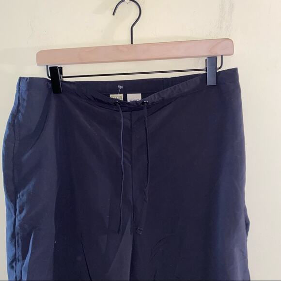 NWT LL BEAN drawstring cropped pants S - Picture 2 of 4